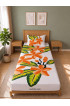Hand Painted Rayon Bedsheet Set Single Size